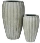  Creastone Pumpkin Vase S/2 antique g kerámia növénytartó szett