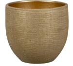 NDT Antilia 1-01IG beige/gold 14 cm kerámia növénytartó