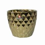 Scheurich 832 /16 Mirror Gold 16 cm kerámia növénytartó