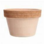 Degrea Mezzo Vaso Graffiato 31 cm agyag növénytartó