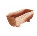 Terrecotte Italiane Tronchetto 30X15X14 cm agyag növénytartó
