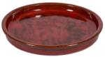 NDT Saucer Shanghai 1R red 25 cm kerámia növénytartó alátét
