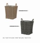 NDT Kensington 03G Light Grey Set Of 3 kerámia növénytartó szett