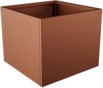  Nívó Cubo virágláda M, Rézbarna színben 60x60x50 cm