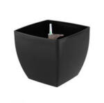 Artevasi Siena Self Watering System 30 cm önöntöző műanyag kaspó black színben