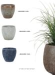 NDT Melbourne 1-01Ab Antique Blue Set Of kerámia növénytartó szett