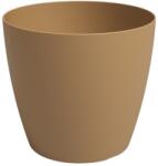 Artevasi San Remo Matte 18 cm műanyag kaspó Mustard