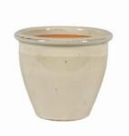 NDT Lucca 02I Creme Set Of 4 kerámia növénytartó szett