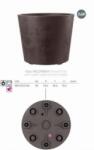 Deroma Vaso Millennium Brownst. Műanyag kaspó 59 cm