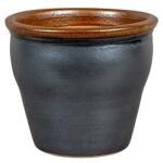 NDT Corleto 1-01MT metallic set of 3 kerámia növénytartó szett