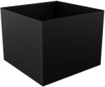  Nívó Cubo virágláda L, Fekete színben 70x70x55 cm