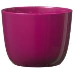SK Sevilla fényes lila vízálló kerámia primula kaspó 11 cm