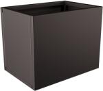  Nívó Lineo virágláda S, Szürkésbarna színben 50x35x40 cm