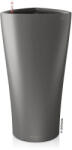 Lechuza DELTA Premium Charcoal Metallic műanyag növénytartó 40 cm