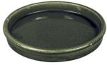 NDT Saucer Shanghai 1DA drip green 35 cm kerámia növénytartó alátét