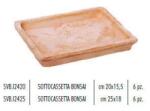Terracotte Italia Sottocassetta Bonsai agyag alátét 25 cm