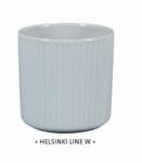 NDT Helsinki Line W white 13 cm kerámia növénytartó