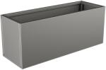  Nívó Lineo virágláda L, Szürkealumínium színben 100x35x40 cm