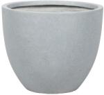 NDT Liverpool 04E light grey set of 4 kerámia növénytartó szett