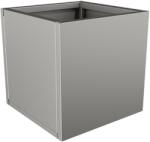  Nívó Cubo virágláda XS, Szürkealumínium színben 40x40 cm