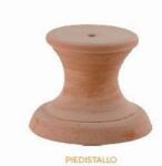AnticoMestiere Piedistallo 41 cm agyag talp