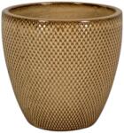 NDT Busan 1-01MD mocha brown set of 3 kerámia növénytartó szett