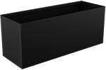  Nívó Lineo virágláda L, Fekete színben 100x35x40 cm