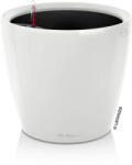 Lechuza CLASSICO Premium Kivehető Be Ővel White High Gloss LS műanyag növénytartó 35 cm