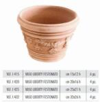 Terrecotte Italiane Vaso Liberty Festonato agyag cserép 20 cm