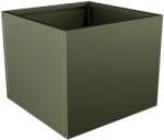  Nívó Cubo virágláda M, Olívazöld színben 60x60x50 cm