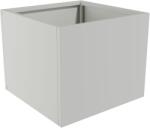  Nívó Cubo virágláda M, Fehér színben 60x60x50 cm