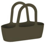 Artevasi Paris Bag 43 cm műanyag növénytartó dry green színben