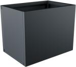  Nívó Lineo virágláda S, Antracit színben 50x35x40 cm