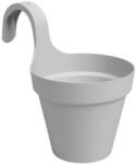 Artevasi Capri Balcony Single 20 cm Light Grey műanyag növénytartó
