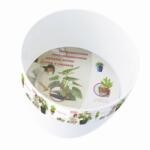 elho Brussels Round Allin1 25 cm White, műanyag kaspó