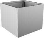  Nívó Cubo virágláda M, Fehéralumínium színben 60x60x50 cm