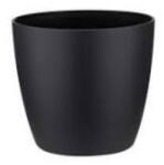 elho Brussels Round 18 cm Living Black műanyag növénytartó
