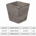 Terrecotte Italiane Quadro Etrusco 9X9X9 cm agyag növénytartó