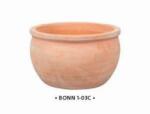 NDT Bonn 1-03C terracotta set of 3 kerámia növénytartó szett
