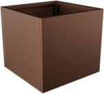 Nívó Cubo virágláda S, Dióbarna színben 50x50x45 cm
