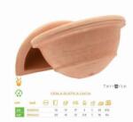 AnticoMestiere Gerla Rustica Liscia 30 cm agyag növénytartó