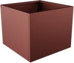  Nívó Cubo virágláda M, Rozsdavörös színben 60x60x50 cm