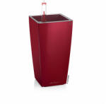 Lechuza MINI CUBI 8, 5 cm műanyag növénytartó kivehető belsővel scarlet red high gloss