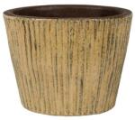 NDT Bremen 1-01T Ochre Set Of 3 kerámia növénytartó szett