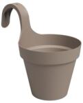 Artevasi Capri Balcony Single 20 cm Taupe műanyag növénytartó