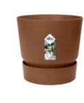 elho Greenville Round 18 cm Ginger Brown műanyag növénytartó