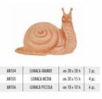 Terrecotte Italiane Lumaca Piccola 18 X 10H cm agyag növénytartó