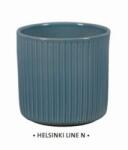 NDT Helsinki Line N dark jade 13 cm kerámia növénytartó