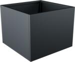  Nívó Cubo virágláda L, Antracit színben 70x70x55 cm