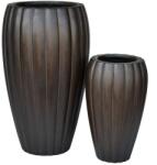  Creastone Pumpkin Vase S/2 antique b kerámia növénytartó szett